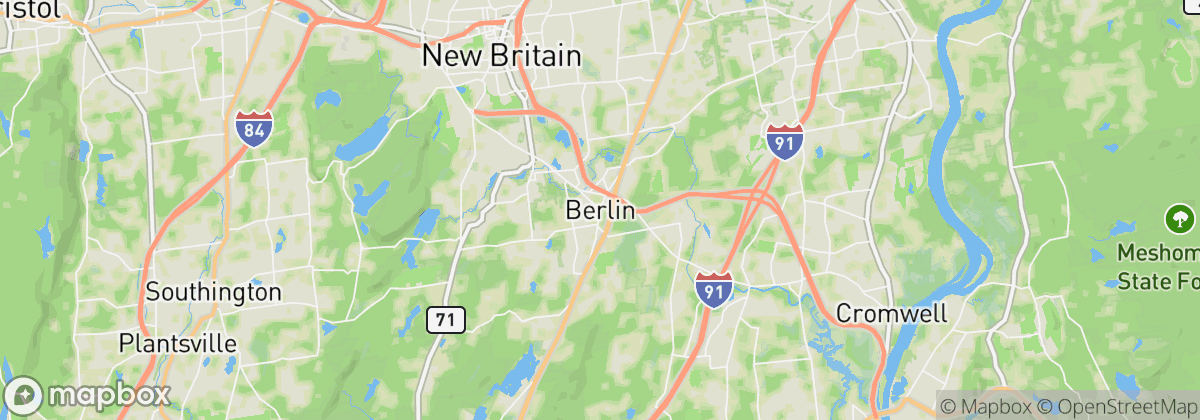 Map: Berlin, CT