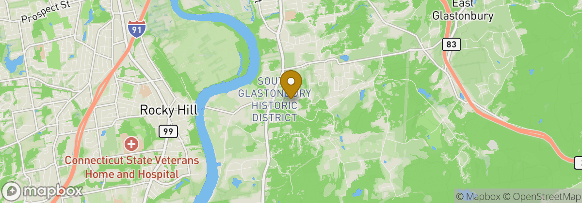 Map location: Glastonbury Hills Country Club