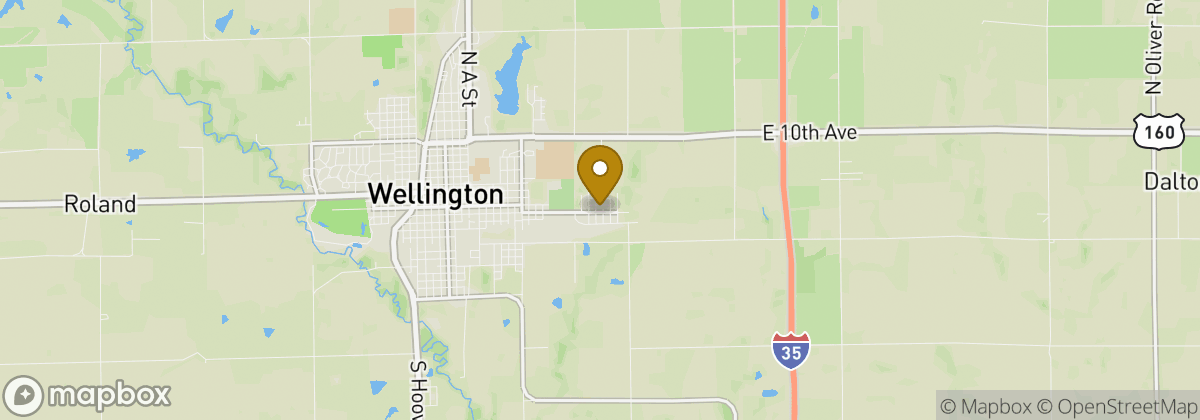 Map location: Wellington