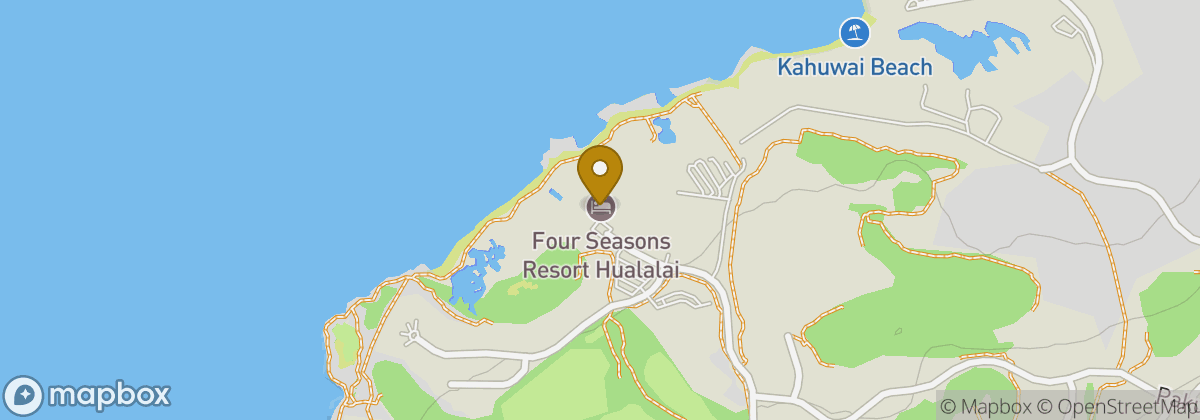 Map location: Hualalai Golf Course
