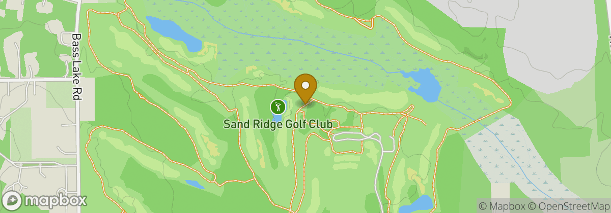 Map location: Sand Ridge Golf Club