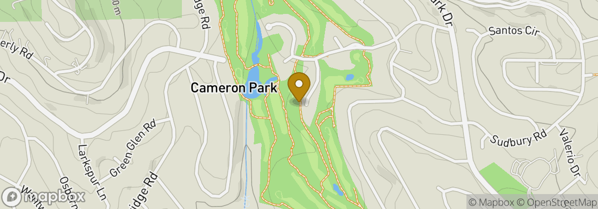 Map location: Cameron Park Country Club