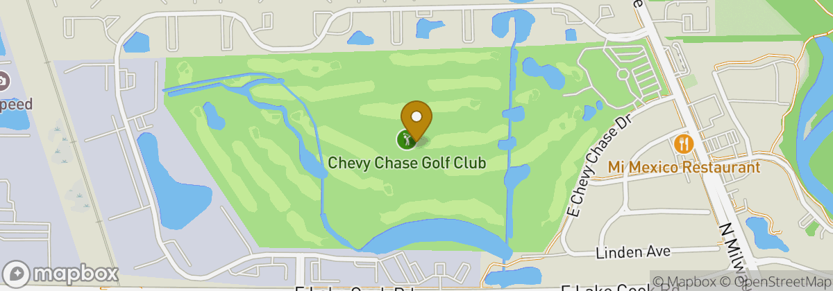 Map location: Chevy Chase Country Club