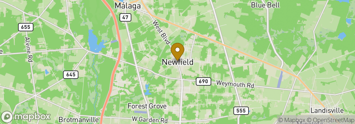 Map location: Newfield