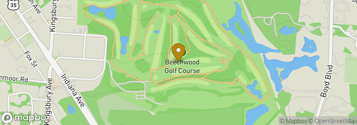 Map location: Beechwood Golf Course