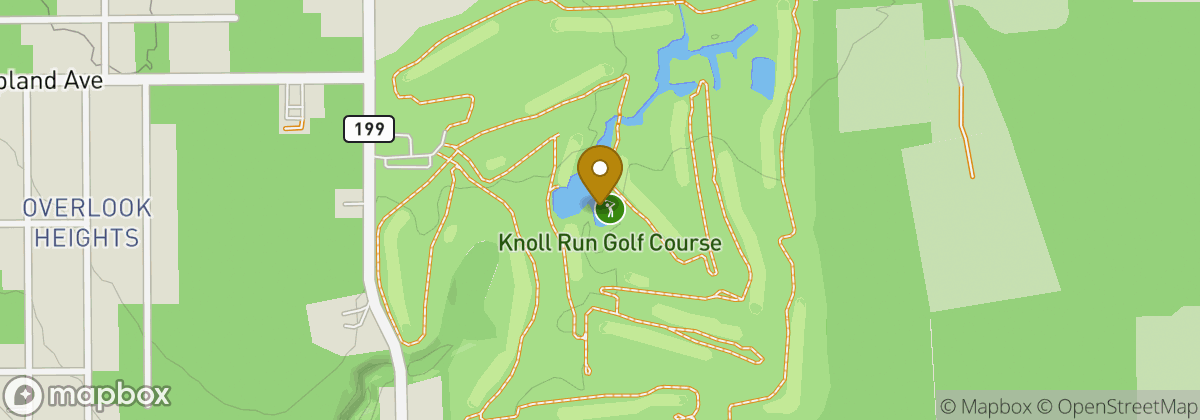 Map location: Knoll Run Golf Course