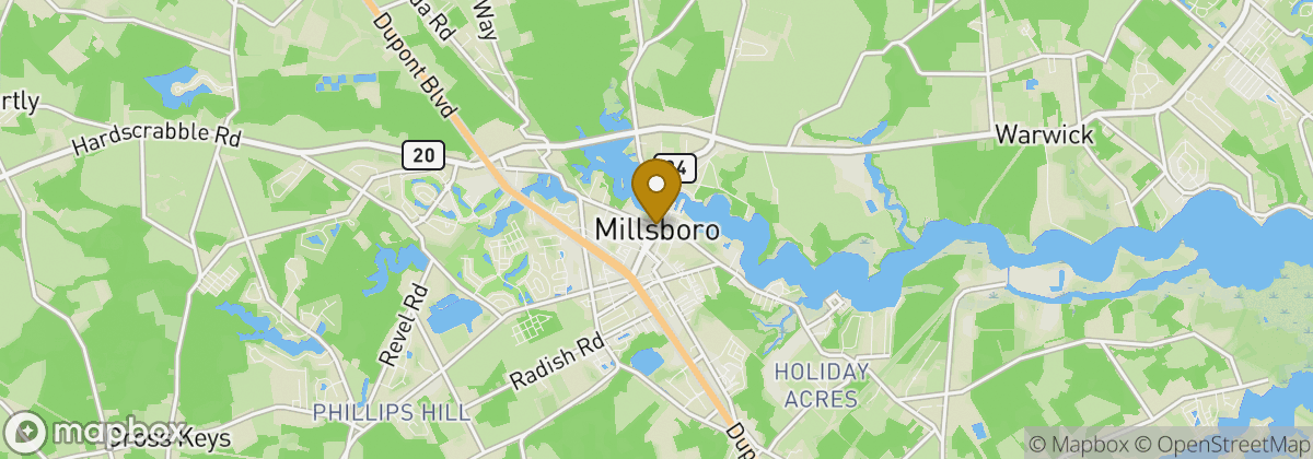 Map location: Millsboro
