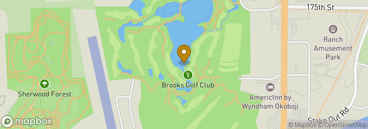 Map location: Brooks Golf Club