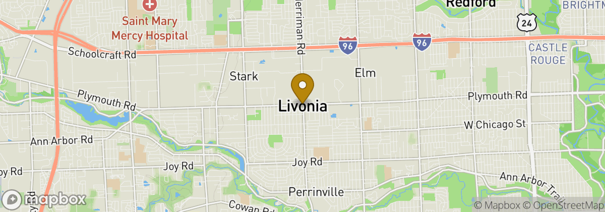 Map location: Livonia