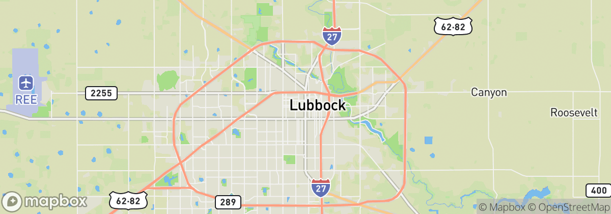 Map: Lubbock, TX