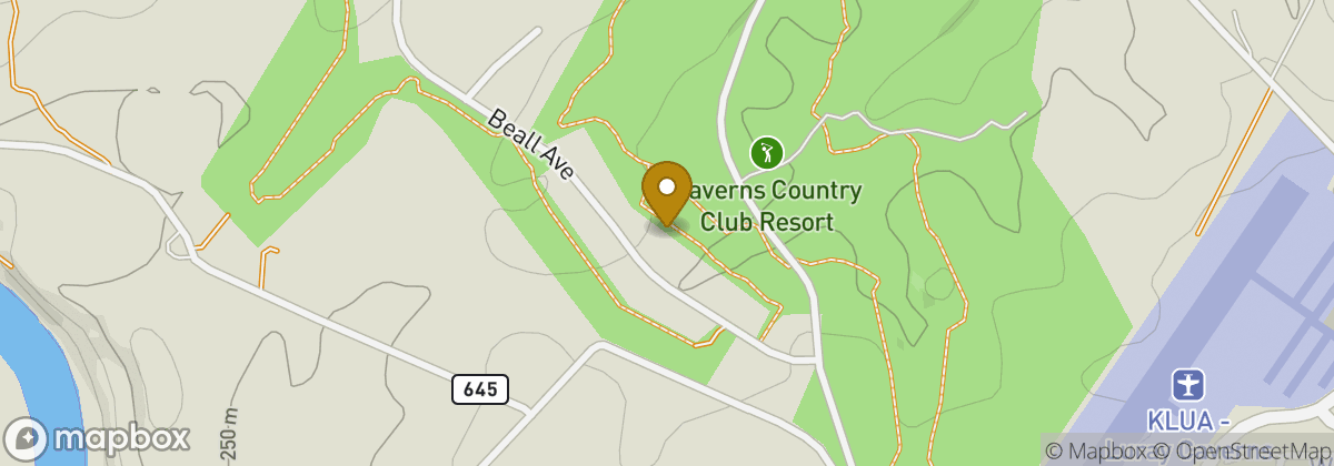 Map location: Caverns Country Club Resort