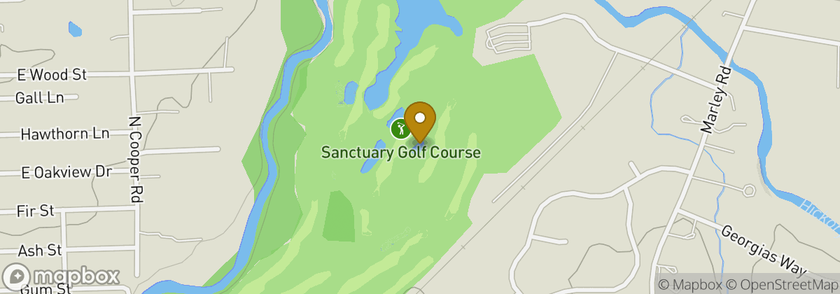 Map location: Sanctuary Golf Course