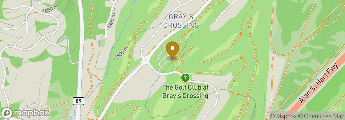 Map location: Gray's Crossing Golf Course