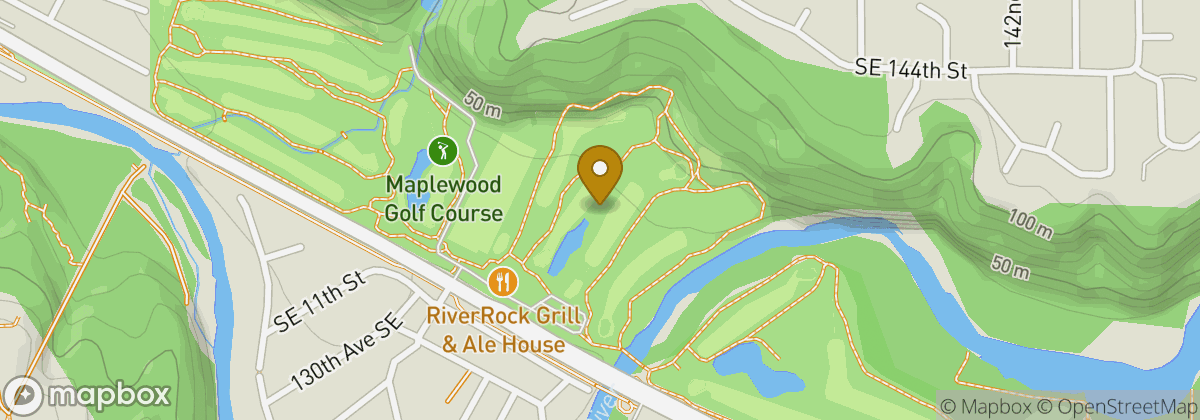 Map location: Maplewood Golf Course