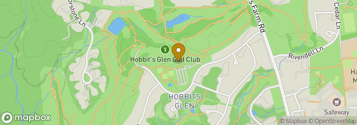 Map location: Hobbit's Glen Golf Club