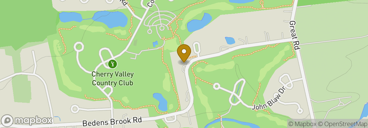 Map location: Cherry Valley Country Club