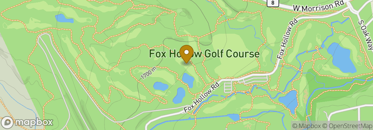 Map location: Fox Hollow Golf Course