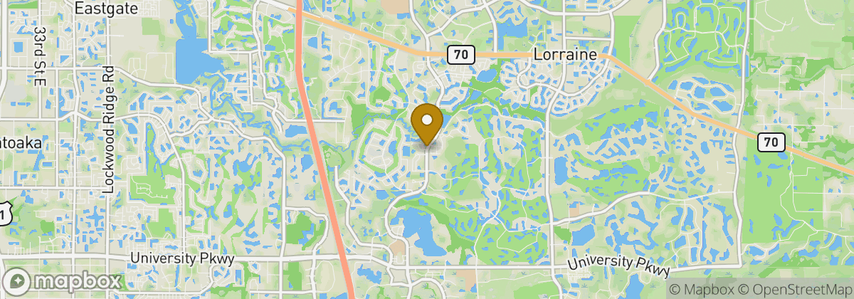 Map location: Lakewood Ranch