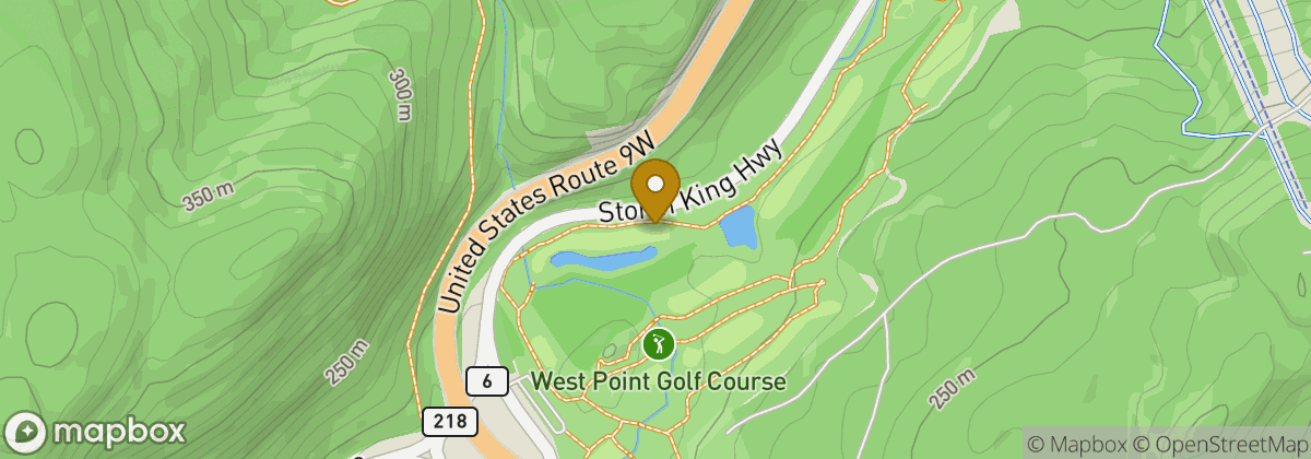 Map location: West Point Golf Course