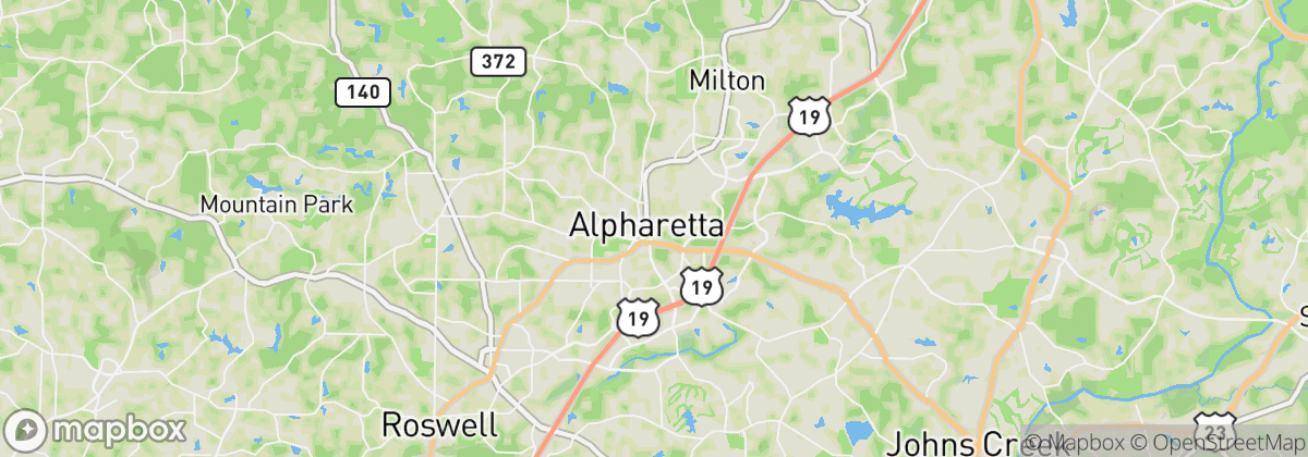 Map: Alpharetta, GA