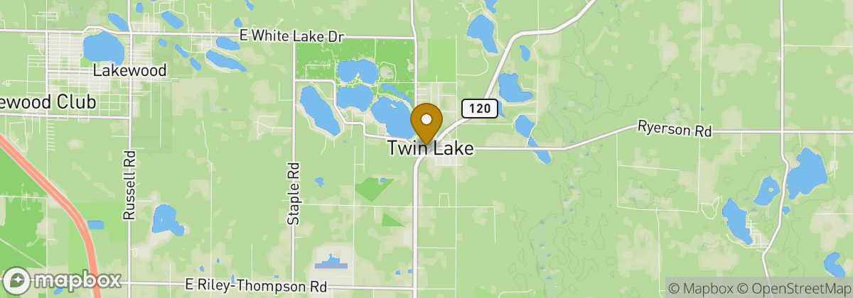 Map location: Twin Lake