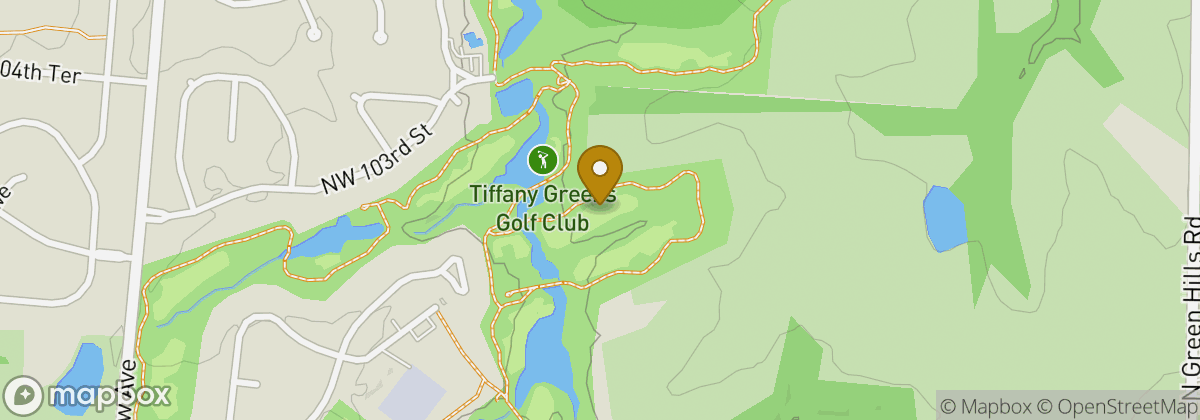 Map location: Tiffany Greens Golf Club