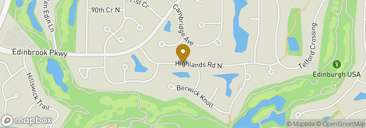 Map location: Edinburgh Usa