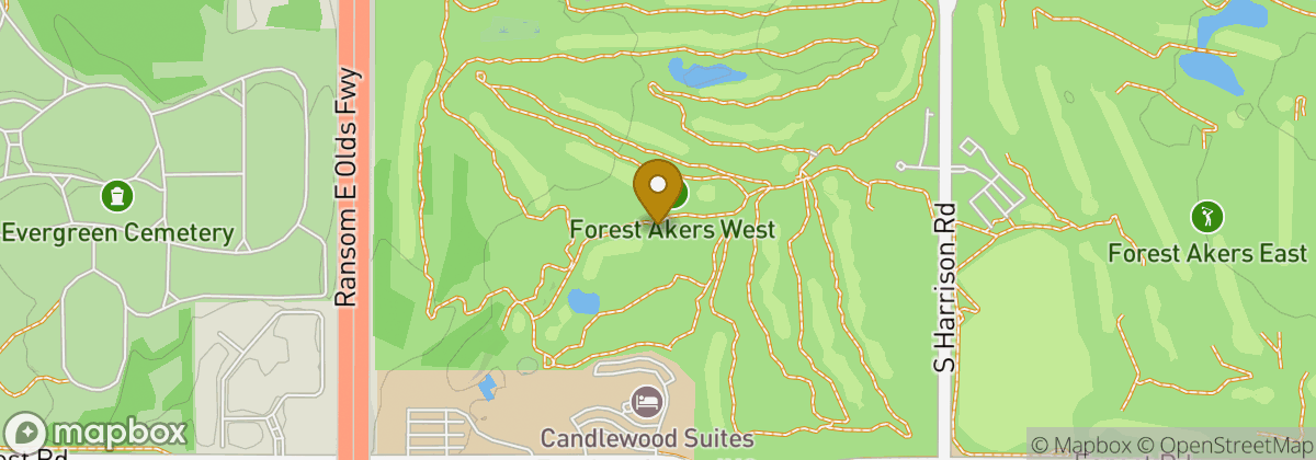 Map location: Forest Akers West Golf Course