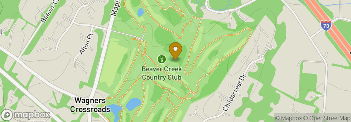 Map location: Beaver Creek Country Club