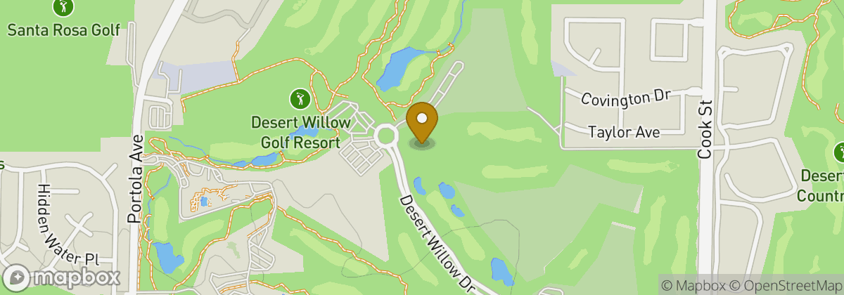 Map location: Desert Willow Golf Resort