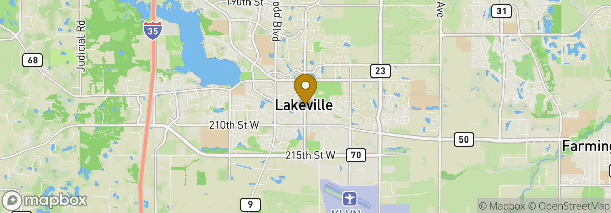 Map location: Lakeville