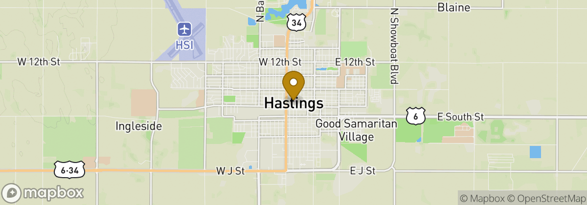 Map location: Hastings
