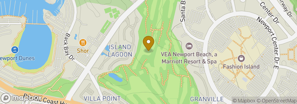 Map location: Newport Beach Country Club