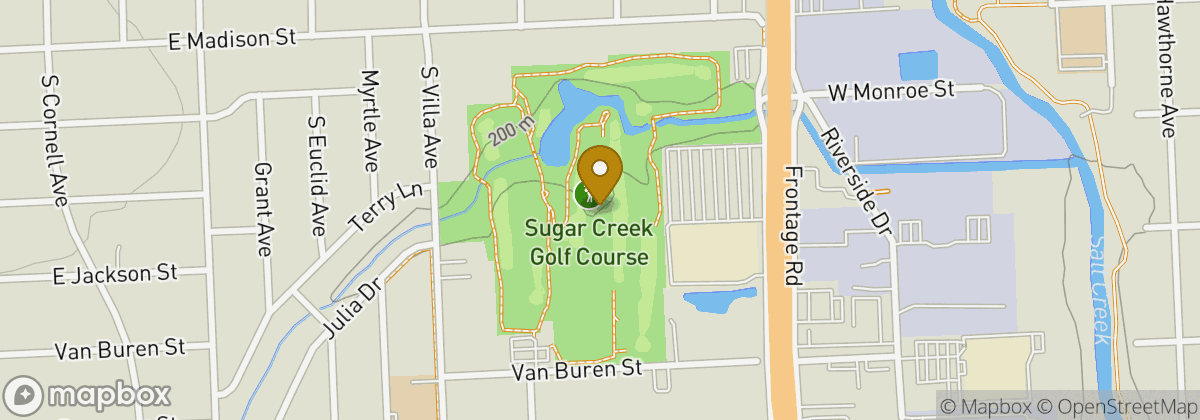 Map location: Sugar Creek Golf Course