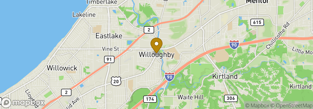 Map location: Willoughby