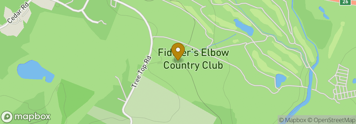 Map location: Fiddler's Elbow Country Club