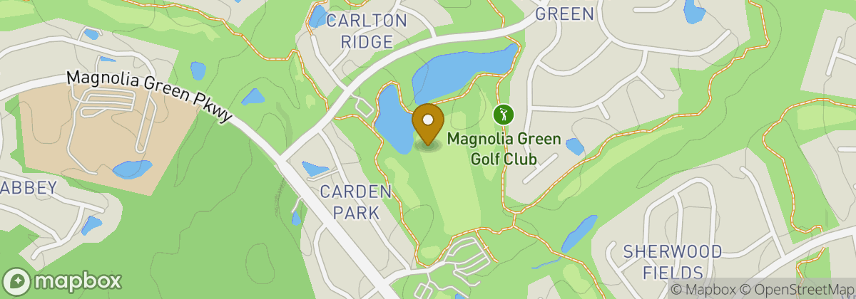 Map location: Magnolia Green Golf Club
