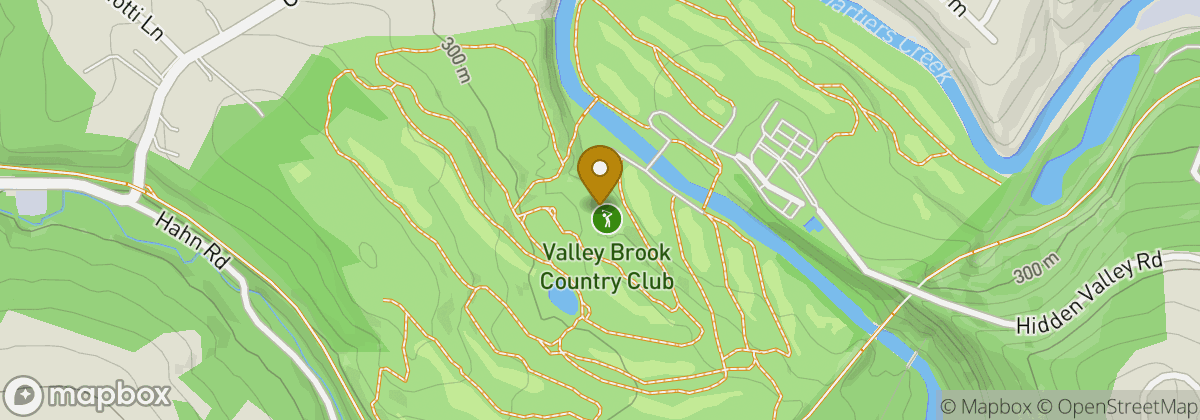 Map location: Valley Brook Country Club