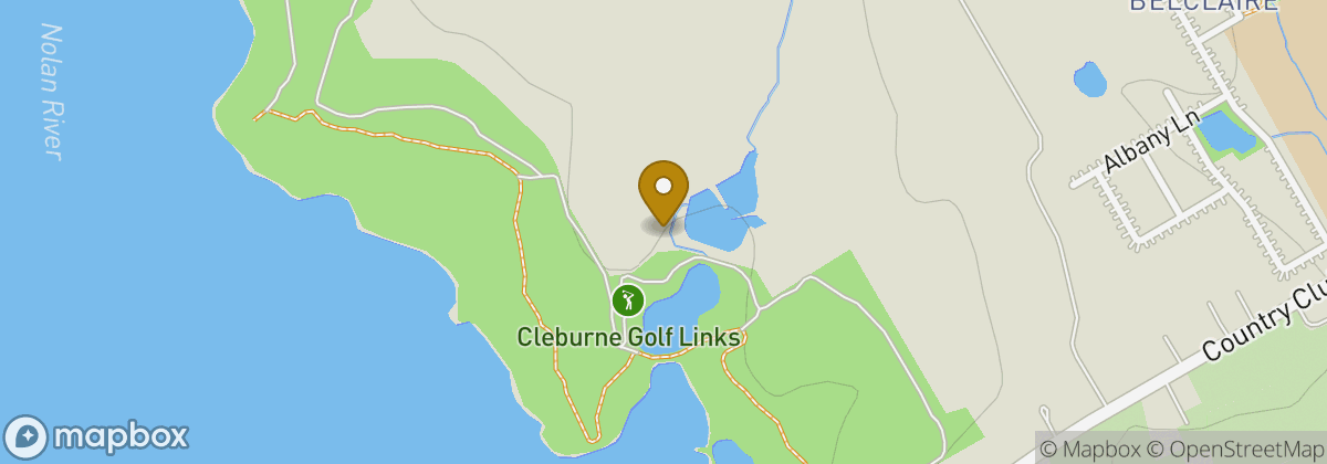 Map location: Cleburne Golf Links