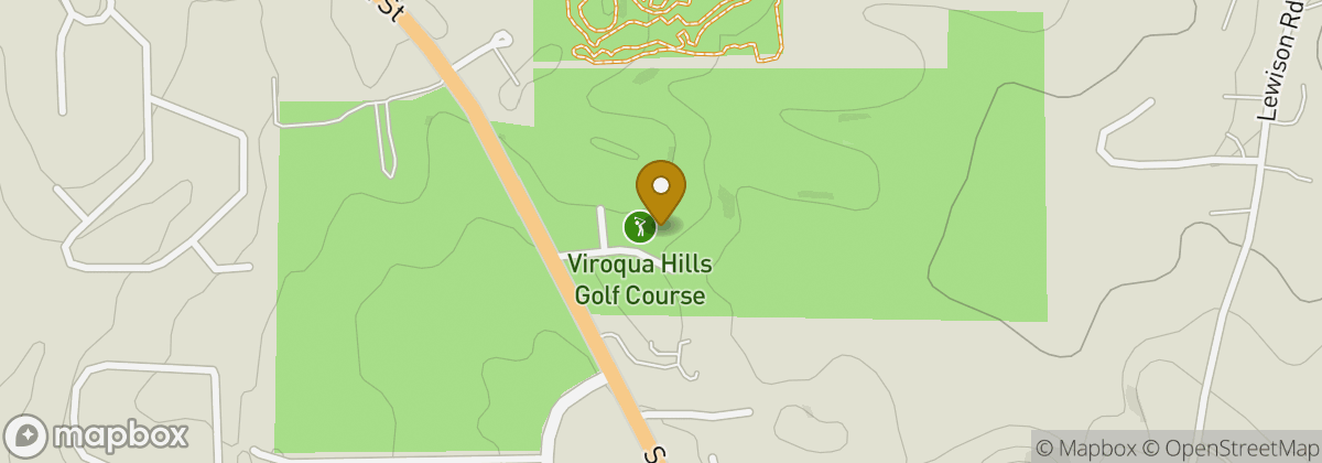 Map location: Viroqua Hills Golf Course