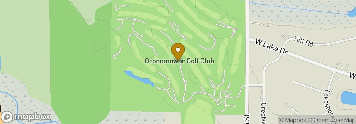 Map location: Oconomowoc Golf Club