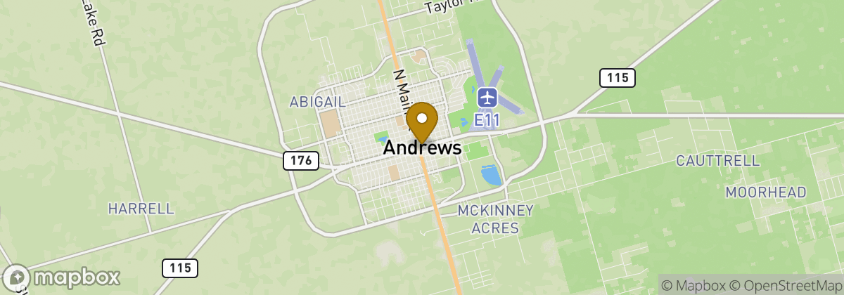 Map location: Andrews