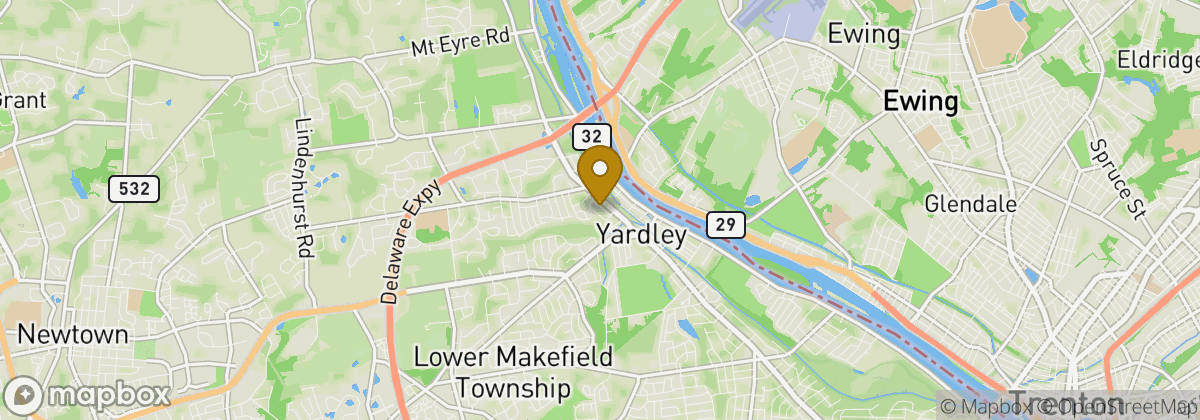 Map location: Yardley
