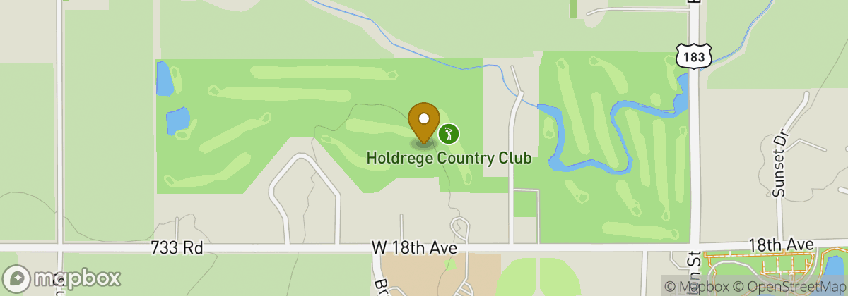 Map location: Holdrege Country Club