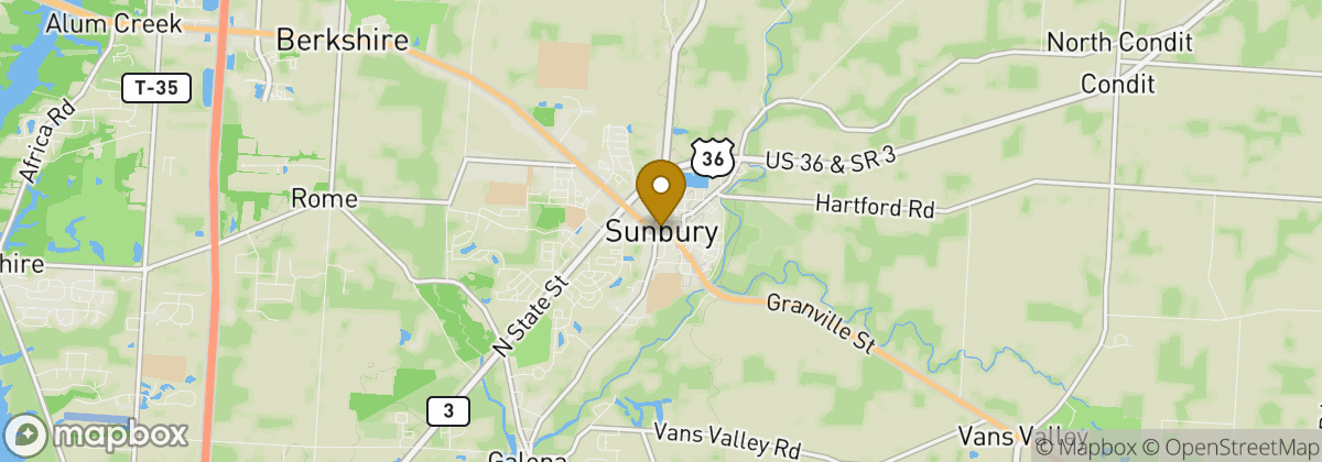 Map location: Sunbury