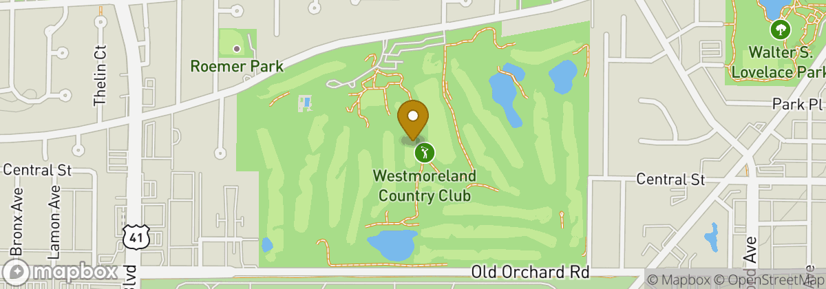 Map location: Westmoreland Country Club