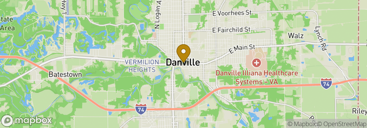 Map location: Danville