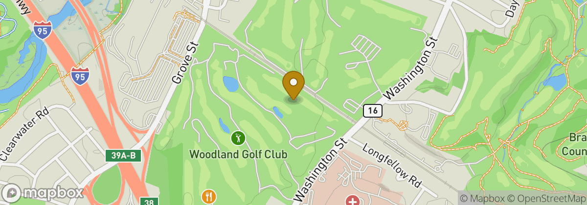 Map location: Woodland Golf Club