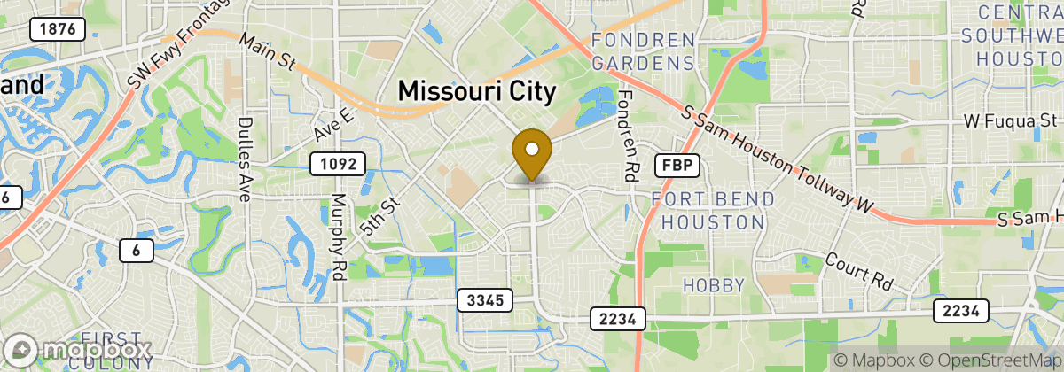 Map location: Missouri City