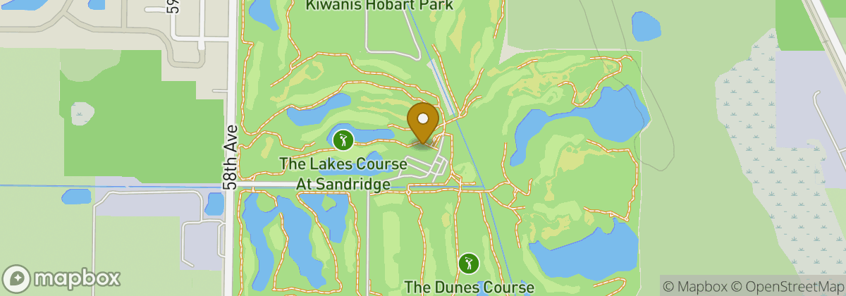 Map location: Sandridge Golf Club